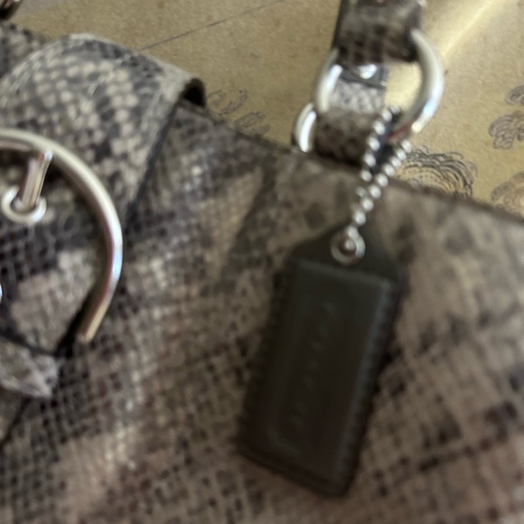 Coach Handbag Shoulder Bag Satchel Leather Bag - Picture 5 of 12